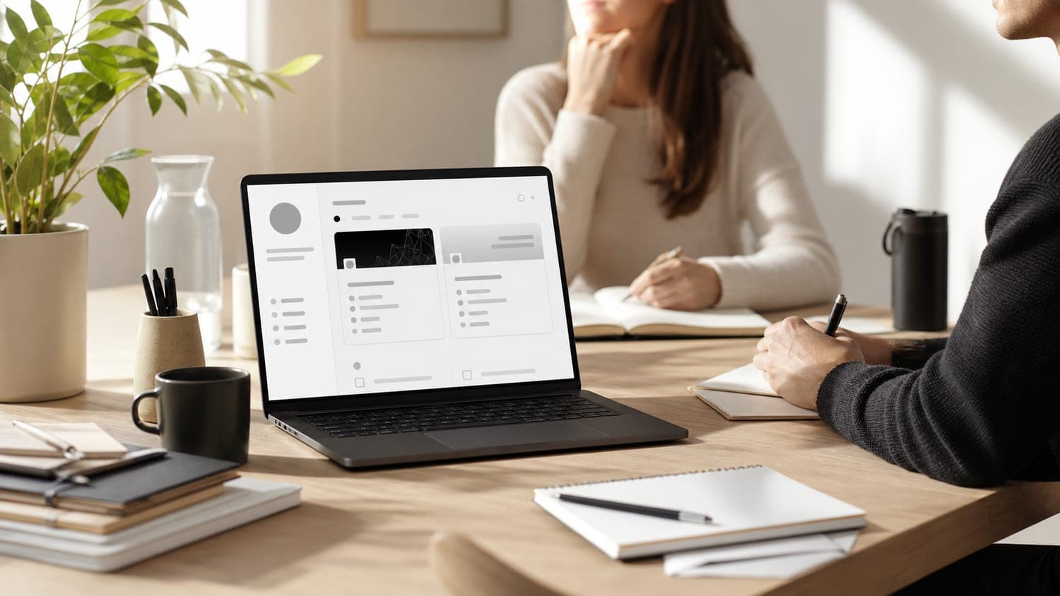 Team learning scene